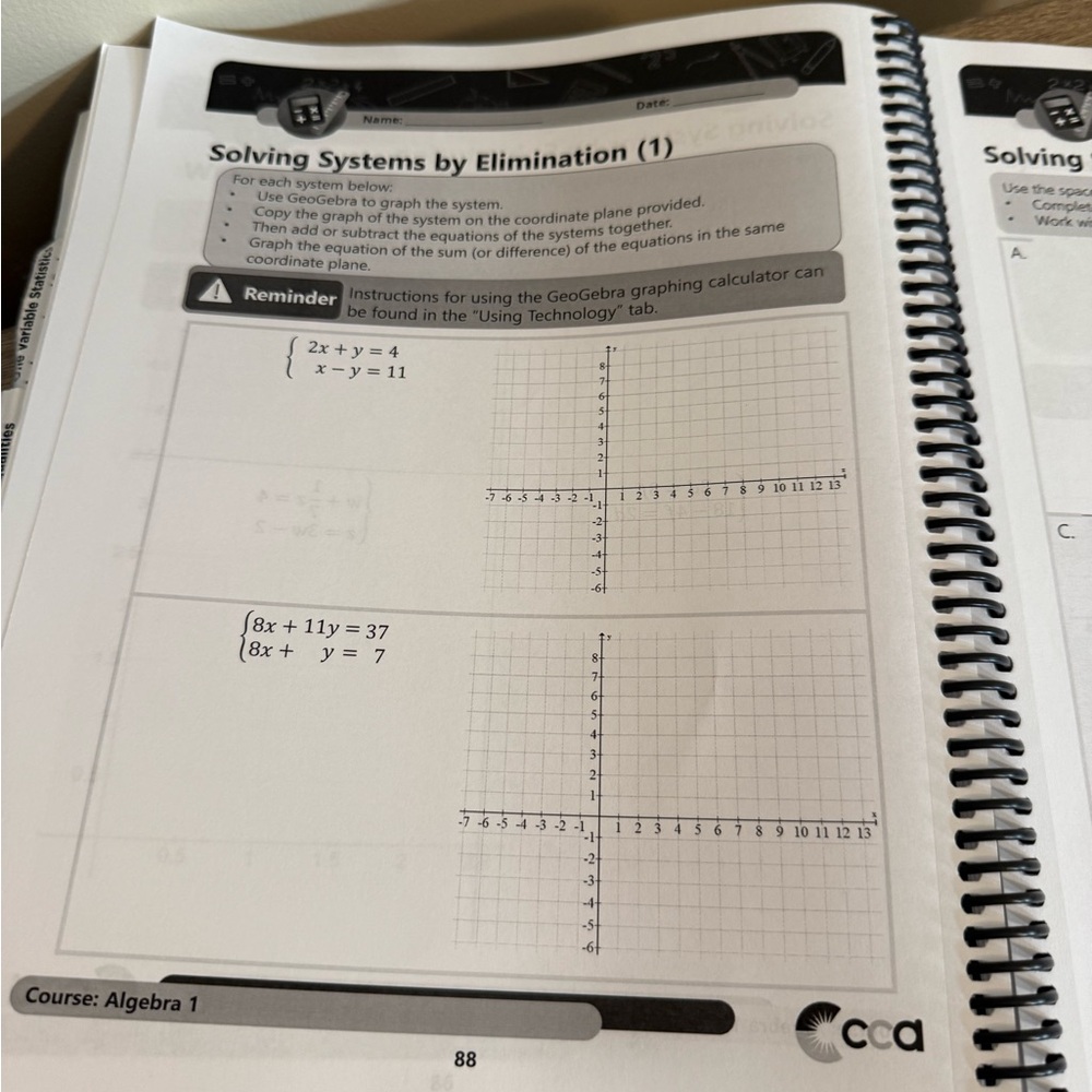 Algebra 1 Practice Books Texas Instruments Scientific Calculator Homeschool - Picture 12 of 16